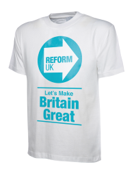 Reform UK T-Shirt Screen Printed